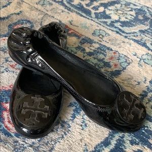 Tory Burch Reva Flat in Black